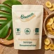 Handgeschnittene Kochbananenchips Alpensalz in einer Schale serviert – die ideale glutenfreie Snack-Alternative für den Zürcher Feierabend-Apéro.